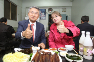 박승호 시장, 과메기 철 앞두고 홍보 나서