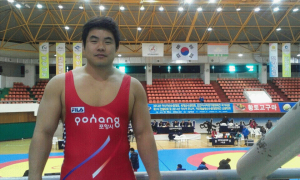 포항시체육회 레슬링부 남경진, 자유형120kg 금메달