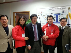 이창균 포항시장 예비후보 한동대 찾아 