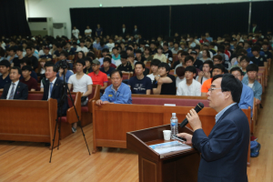 이정식 포항제철소장, 포항대학교에서 글로벌 포스코 인재상 강연