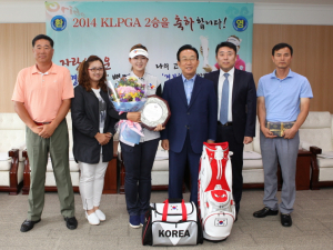 ‘한국여자프로골프 대세’ 백규정 금의환향