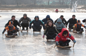 포항 상옥 얼음 썰매장 20일 개장
