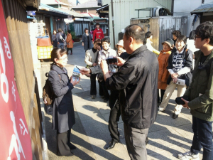 일본 방송, 구룡포 취재 열기
