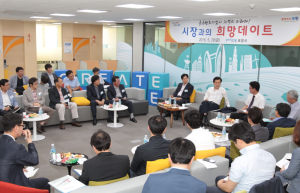 이강덕 시장 벤처기업과 현장 ‘희망데이트’