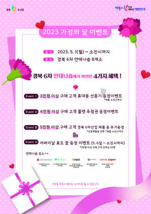 경상북도, ‘농업 6차산업 안테나숍’ 8개소, 5월 한 달간 특판전 개최