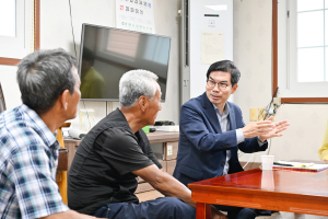 김광열 영덕군수, 관내 마을회관·경로당 243곳 직접 방문해 민심 살펴