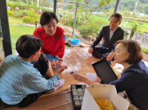 포항시, 죽장면 소재 경북 유일 위안부 피해 생존자 추석 위문 방문