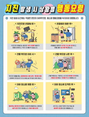 포항시, 지진 미리 대비하고 알아두세요…행동 요령 홍보 강화