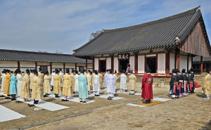 경주향교, 춘계 석전대제 봉행…유교정신 기려