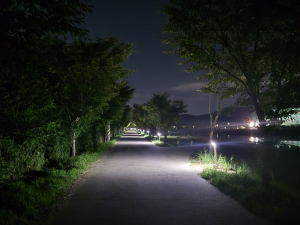 상주시, 병성천 산책길 일대 LED 경관조명 조성