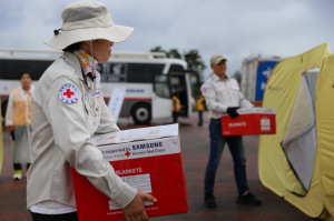 대한적십자사 경북지사, ‘재난에 강한 적십자’ 2권역 합동 재난구호훈련 실시