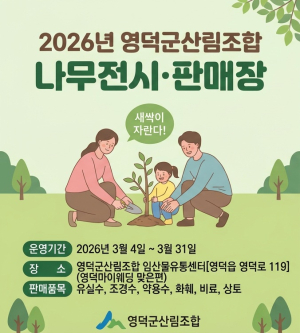 영덕군산림조합, '나무시장' 운영개시