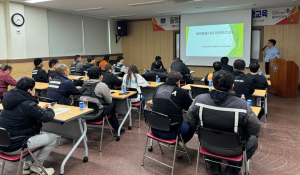 경주시, 이륜차 배달 종사자 대상 안전운행 교육…교통사고 예방 앞장