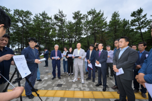 조주홍 영덕군수 당선인, 인수위원회 첫 현장행보 시작