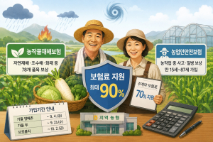 경주시, 농작물재해·농업인안전보험 보험료 최대 90% 지원